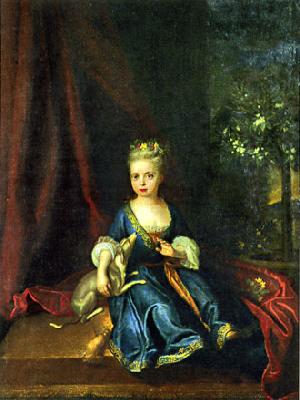 unknow artist Portrait of Friederike Luise von Preuben Sweden oil painting art